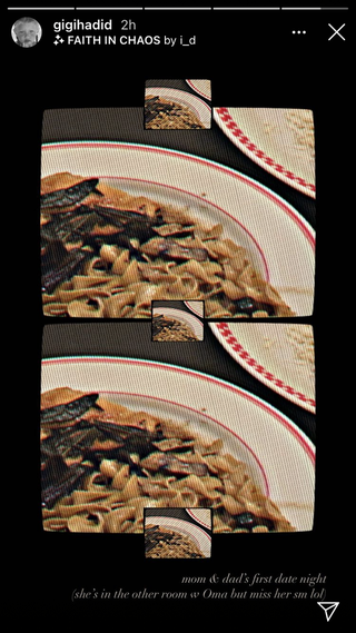 gigi hadid's date night dinner with zayn