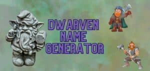 Dwarven Name Generator