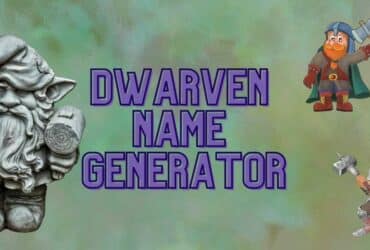 Dwarven Name Generator